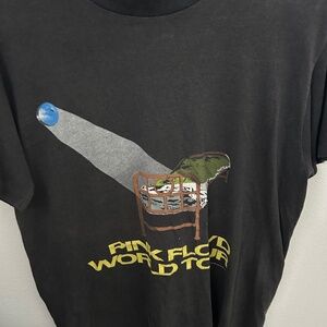 Rare 1997 Vintage Pink Floyd World Tour T-shirt Size L